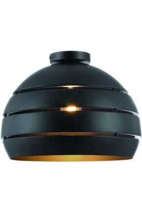 Freelight Djarin PL0640Z zwart met goudkleurige plafondlamp