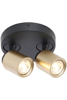 Freelight Razza PL1502BG zwart met goudkleurige spot