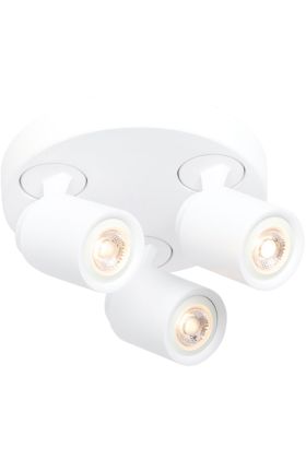 Freelight Razza PL1503W wit metalen spots