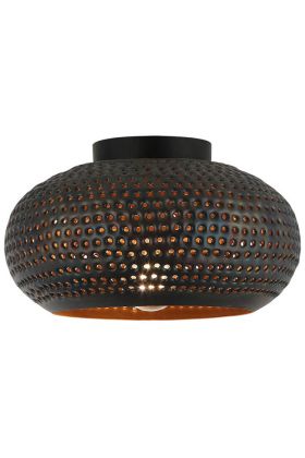 Freelight Fori PL1619B gevalmd bruine plafonniere