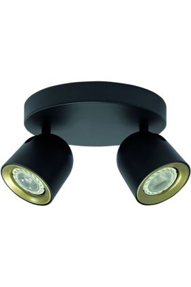 Freelight Solare PL4302Z zwart met gouden spot