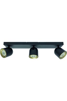 Freelight Solare PL4331Z zwart met goudkleurige spot