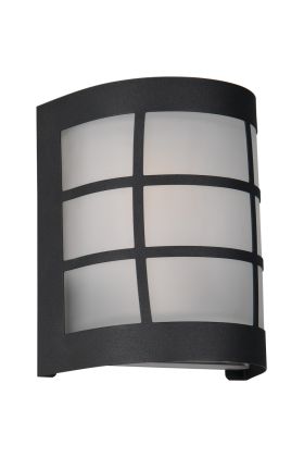 Reality Sintra R26456132 zwarte buitenlamp met wit glas