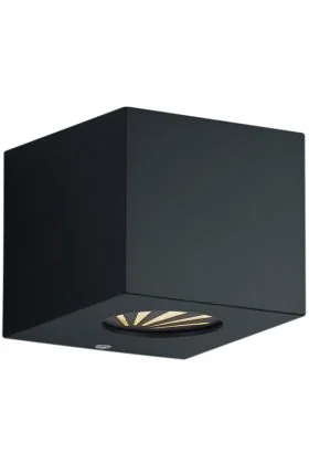 Wandlamp Cordoba zwart 10cm