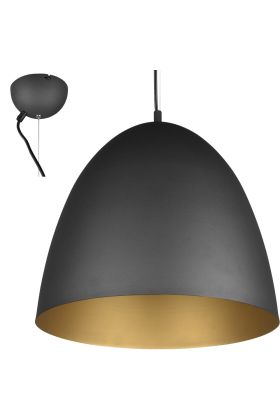 Trio Tilda R30661980 mat zwarte hanglamp