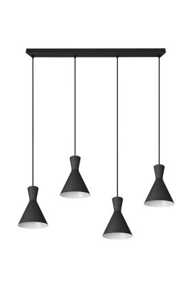 Trio Enzo R30784032 mat zwarte hanglamp