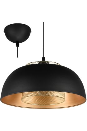Trio Punch R30811932 mat zwarte hanglamp