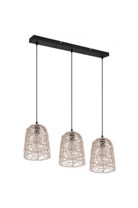 Trio Lovis R31143036 hanglamp van rotan vlechtwerk