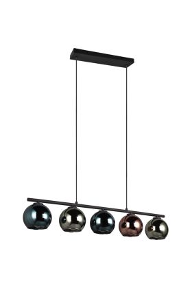 Trio Sheldon R31305017 multicolor glazen hanglamp