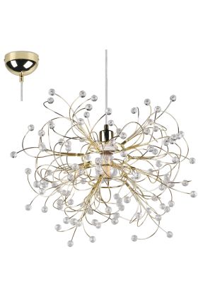 Trio Gloria R31311003 goud kleurige hanglamp