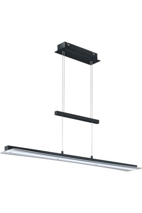 Trio Smash R32421132 mat zwarte in hoogte verstelbare hanglamp