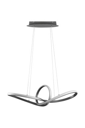 Hanglamp Sansa staal 80cm