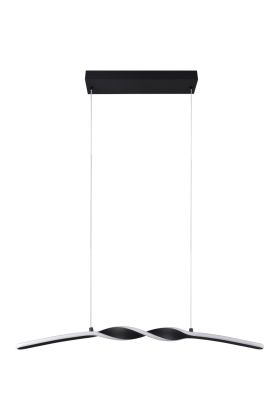 Reality Ginko R35791132 zwarte sierlijke hanglamp