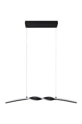 Reality Ginko R35791132 zwarte sierlijke hanglamp