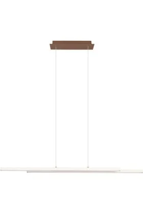 Reality Odio R37882176 warm grijs met koffiekleurige hanglamp