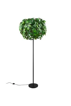 Trio Leavy R40463015 vloerlamp met groene bladeren
