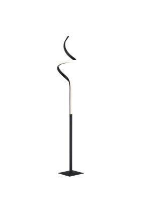 Trio Course R42051132 zwarte vloerlamp