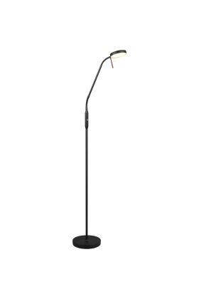 Vloerlamp Moreno zwart 161cm
