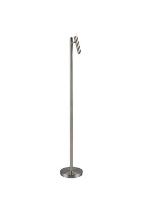 Vloerlamp Gomez staal 130cm