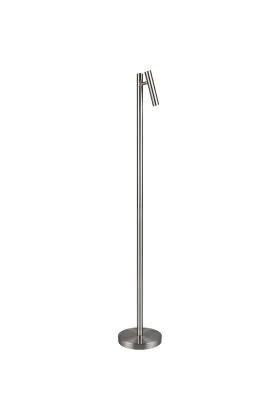 Vloerlamp Gomez staal 130cm