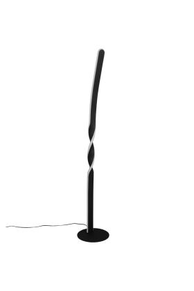 Reality Ginko R45791132 zwarte sierlijke vloerlamp