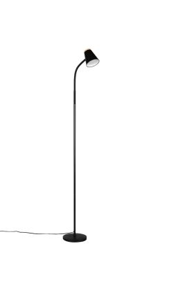 Reality Pongo R45831102 zwart kunststof vloerlamp