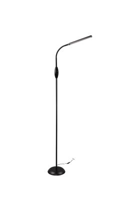 Reality Toro R47641102 zwarte vloerlamp met flexibele hals