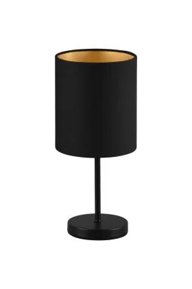 Trio Jerry R50491080 zwart met goud tafellampje