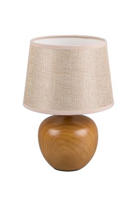 Trio Luxor R50621035 hout kleurig tafellampje