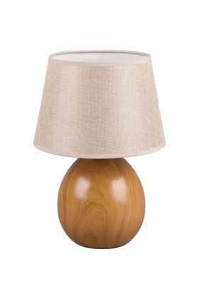 Trio Luxor R50631035 hout kleurige tafellamp