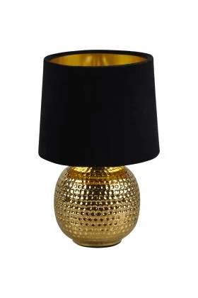 Trio Sophia R50821002 zwart fluwelen tafellampje
