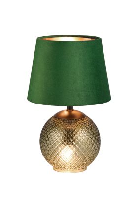 Trio Jonna R51242015 groen fluwelen tafellampje