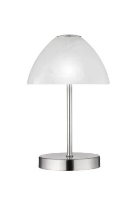 Trio Queen R52021107 staal kleurig tafellampje