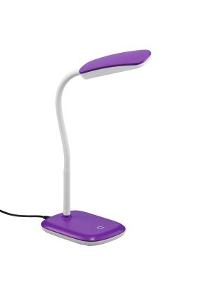 Bureaulamp Boa paars 36cm