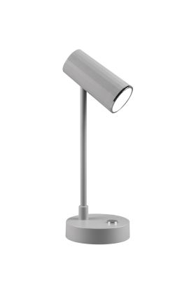 Trio Lenny R52661111 grijze bureaulamp op batterijen