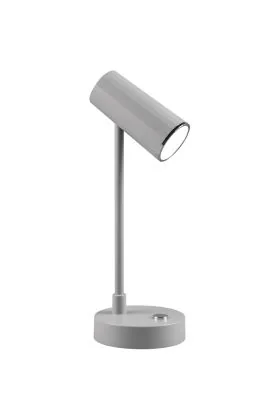 Trio Lenny R52661111 grijze bureaulamp op batterijen