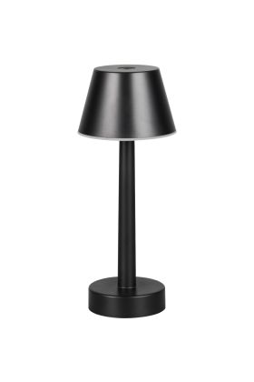 Reality Vidal R54991132 zwart oplaadbaar tafellampje