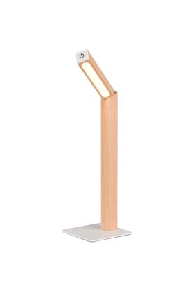 Batterijlamp Skip hout 38cm
