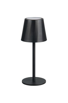 Reality Diaz R55961132 zwarte oplaadbare tafellamp voor buiten