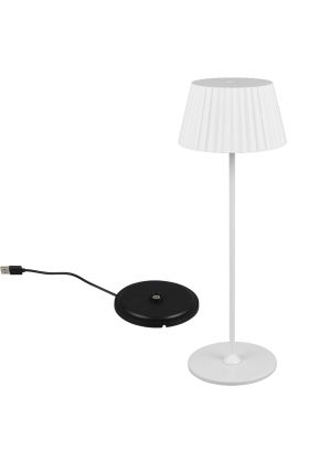 Reality Suarez R57706131 witte oplaadbare tafellamp