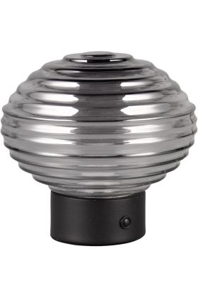 Batterijlamp Earl zwart 15cm