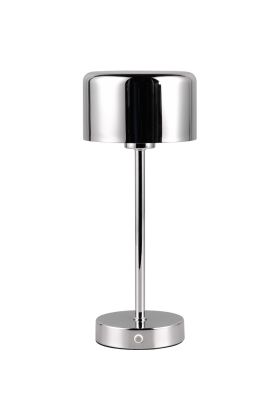 Trio Jeff R59151106 chromen tafellamp op batterijen