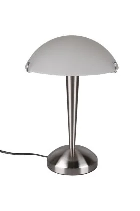 Trio Pilz R59261007 mat staal tafellampje