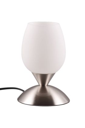 Trio Cup R59441007 mat staal kleurig tafellampje