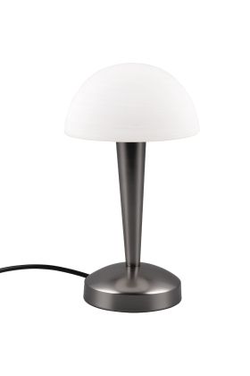 Trio Canaria R59561120 zwart chromen tafellamp
