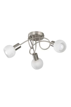 Trio Antibes R60173007 plafonnière nikkel