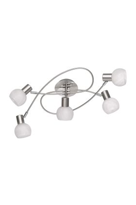 Trio Antibes R60175007 plafonnière nikkel