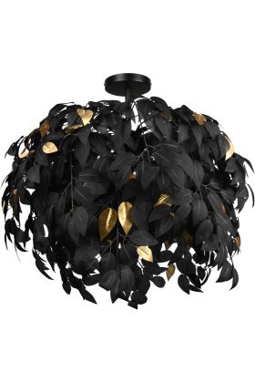 Trio Leavy R60463032 plafondlamp met bladeren
