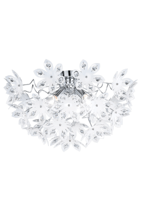 Trio Blowball R61903001 plafonnière wit