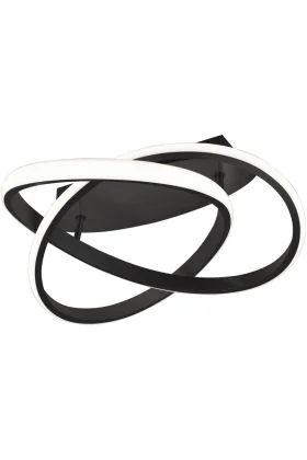 Plafondlamp Course zwart 45cm